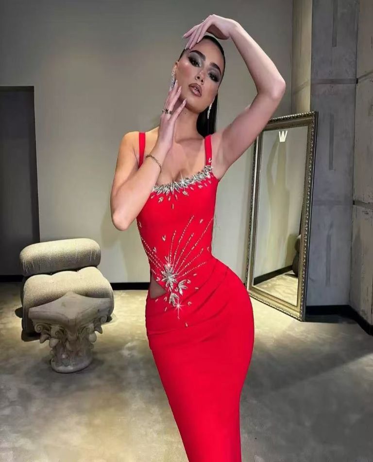 RED GLAMOUR GOWN