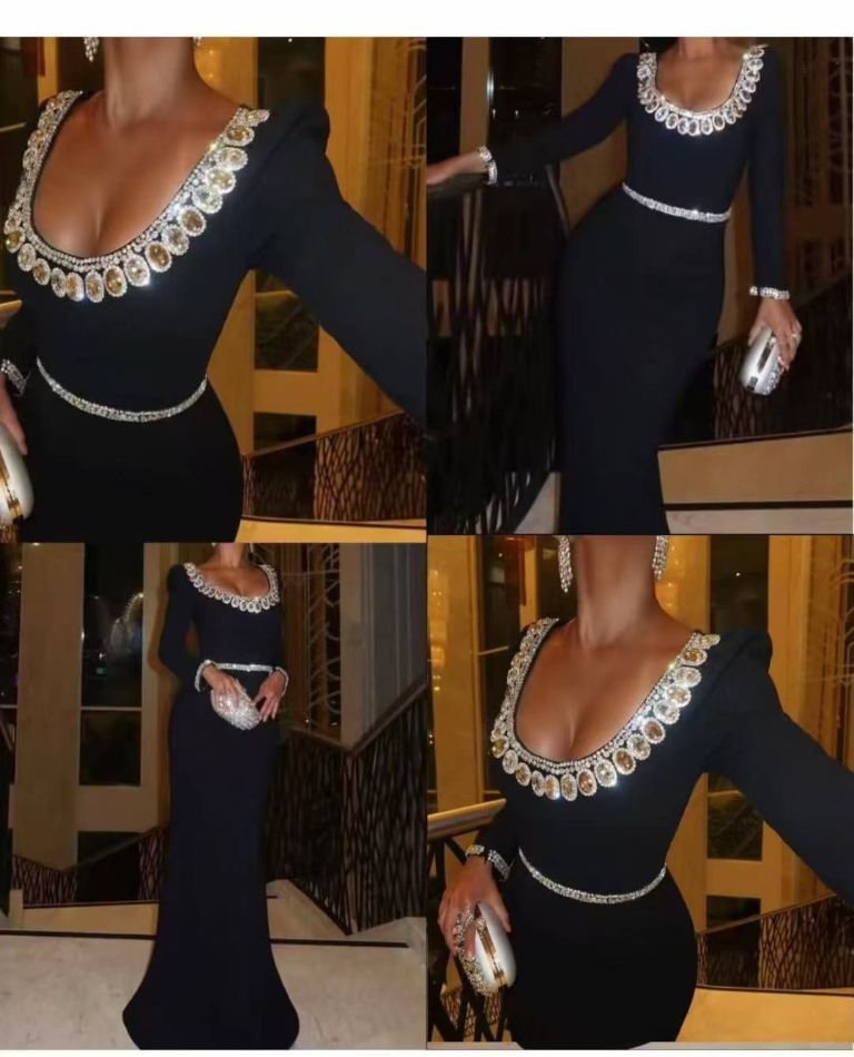 The Midnight Jewel Gown